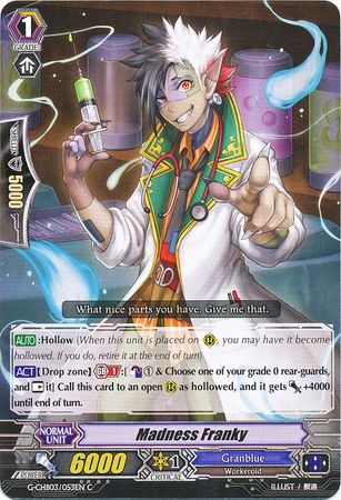 Madness Franky (Cardfight!! Vanguard Rummy Labyrinth Under the Moonlight)