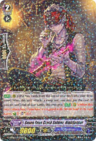 Seven Seas Crack Soldier, Nightjasper (Cardfight!! Vanguard Rummy Labyrinth Under the Moonlight)