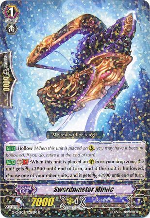 Swordmaster Mimic (Cardfight!! Vanguard Rummy Labyrinth Under the Moonlight)