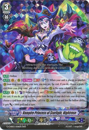 Vampire Princess of Starlight, Nightrose (Cardfight!! Vanguard Rummy Labyrinth Under the Moonlight)