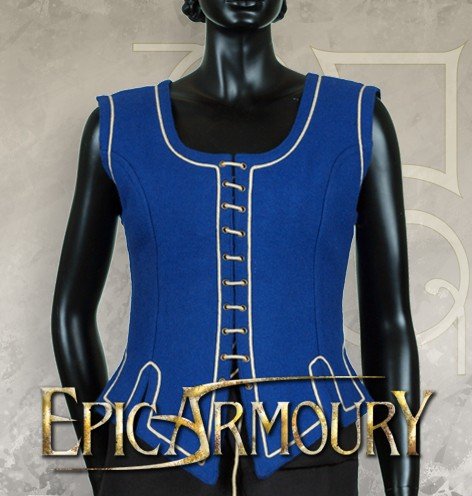 Ladies Vest – Epic Armoury – Large Blue – Live Rollespil