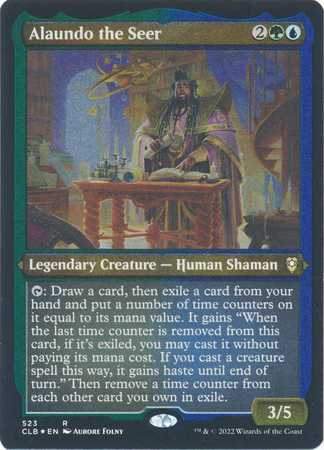 Alaundo the Seer - Etched Foil (Commander Legends: D&D - Battle for Baldur's Gate)