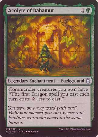 Acolyte of Bahamut - Foil (Commander Legends: D&D - Battle for Baldur's Gate)