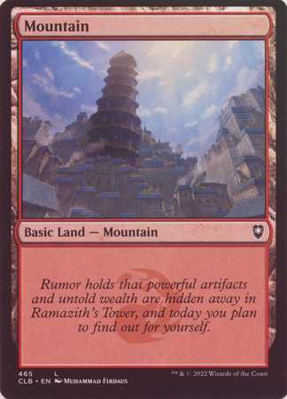 Mountain #465 - Foil (Commander Legends: D&D - Battle for Baldur's Gate)