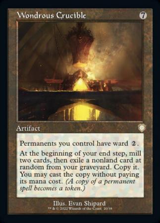 Wondrous Crucible - Retro Frame (The Brothers' War Commander)