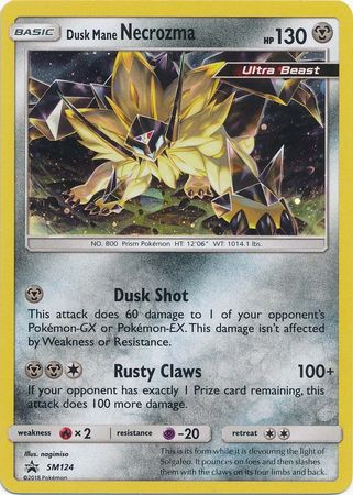 Dusk Mane Necrozma (Pokemon Sun & Moon Black Star Promos)