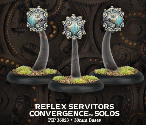 Convergence of Cyriss: Reflex Servitors - Solos - 3 figurer - PIP+36023