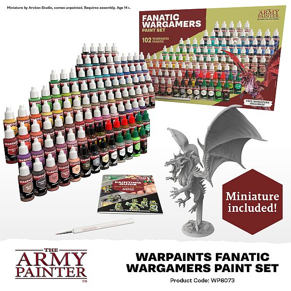 Army Painter -  Warpaints Fanatic Wargamers Paint Set - WP8073
